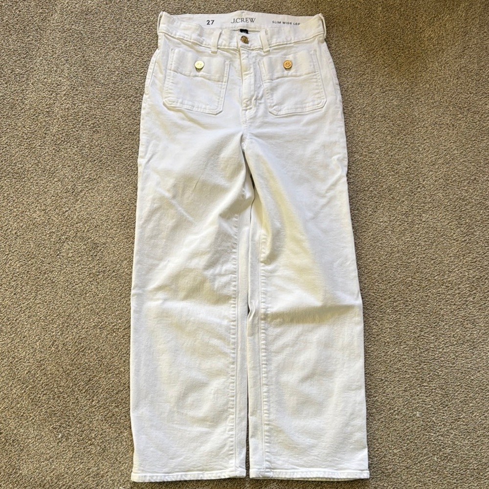 J. Crew Women's White Jeans